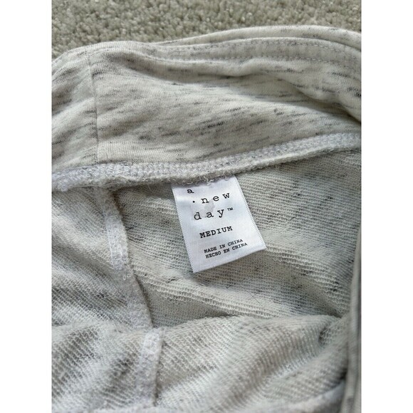 A New Day Light Heathered Gray exposed Seam Soft Lounge Joggers Women’s M - Picture 6 of 9